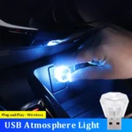 Car Diamond Model USB Ambient Light Charge-Free Plug And Play LED Decorative Lights - Image 4