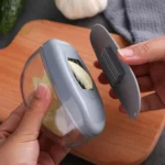 2-in-1 Manual Garlic Press Rocker Garlic Mincer Crusher - Image 4