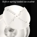 Kacheeg Small Home Ice Shaving Machine Hand-Cranked Ice Crusher - Image 4
