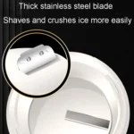 Kacheeg Small Home Ice Shaving Machine Hand-Cranked Ice Crusher - Image 7