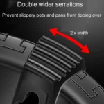 Kacheeg Household Gas Stove Gathering Fire Energy Saving Cover Kitchen Non-Slip Windscreen - Image 5