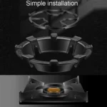 Kacheeg Household Gas Stove Gathering Fire Energy Saving Cover Kitchen Non-Slip Windscreen - Image 7