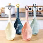 Multifunctional Garlic Press Filter Slotted Spoon Baby Food Grinding Tools - Image 5