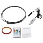Car Interior Fiber Optic Cold Light RGB Ambient Lamp Center Phantom Footwell Atmosphere Lights - Image 11
