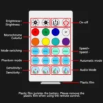 Car Interior Fiber Optic Cold Light RGB Ambient Lamp Center Phantom Footwell Atmosphere Lights - Image 8