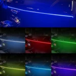 Car Interior Fiber Optic Cold Light RGB Ambient Lamp Center Phantom Footwell Atmosphere Lights - Image 10