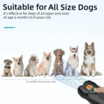 Ultrasonic Dog Repeller Stop Barker Dual Probe High Power Repeller Handheld Dog Trainer - Image 12