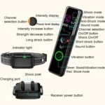 Remote Control Pet Electric Shock Circular Dog Trainer - Image 3