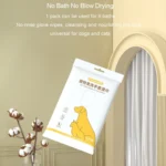 KIMHOME Pet No-Rinse Gloves Wipes Dogs Cats Bathing Deodorizing Cleaning Dry Cleaning Pet Supplies - Image 2