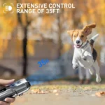 Dog Repeller Ultrasonic Pet Anti-Barking Training Device High Power Dog Repellent With LED Flashlight - Image 2