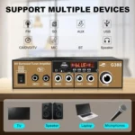 Car High-power Bluetooth Plug-in Card Digital Smart Amplifier - Image 2