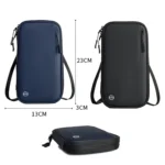 Travel Handheld ID Bag RFID Waterproof Multi-Card Neck Passport Case - Image 3