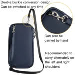 Travel Handheld ID Bag RFID Waterproof Multi-Card Neck Passport Case - Image 5