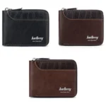 Baellerry D5101 RFID Anti-theft Spliced Short Wallet Retro Multi-card Zipper Coin Purse - Image 2
