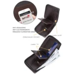 Baellerry D5101 RFID Anti-theft Spliced Short Wallet Retro Multi-card Zipper Coin Purse - Image 4