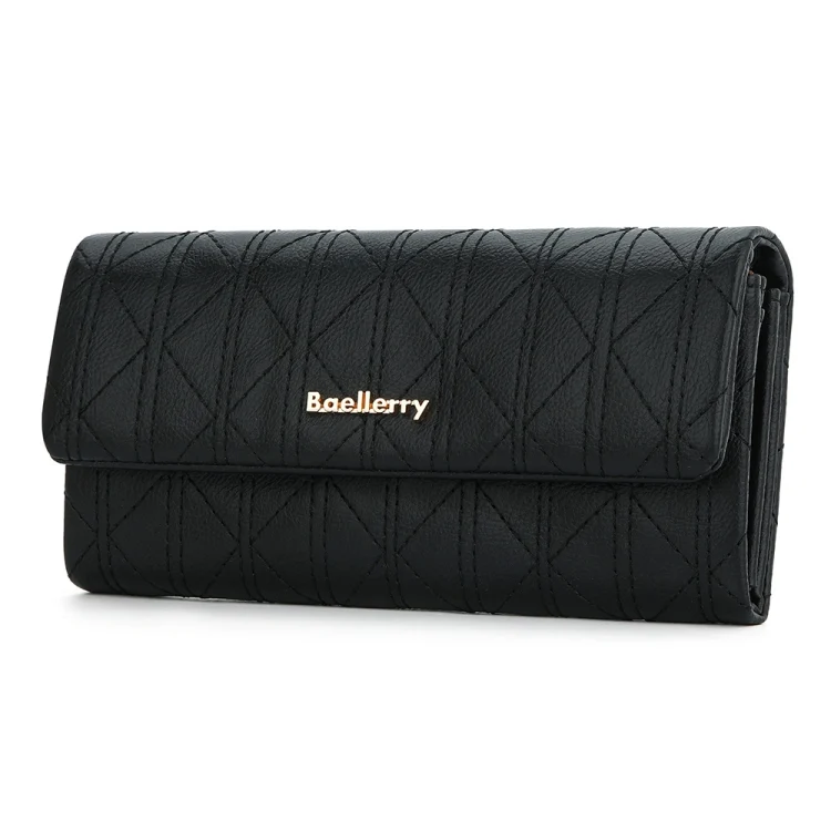 TBD0604357001A.webp Baellerry N8918 Ladies Long Large Capacity Wallet Magnetic Buckle Clutch Phone Bag - Image 1