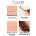 Baellerry N8918 Ladies Long Large Capacity Wallet Magnetic Buckle Clutch Phone Bag - Image 3