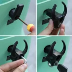 Bullhead Helmet Lock Hooks Front Universal No-Punch Motorcycle Bike Storage Hook - Image 7