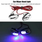 Car Wiper Sprayer Spray Decorative Lamp LED Hood Spray Lights - Image 5
