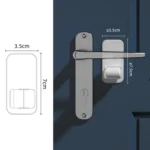 Children Safe Lock Door Handle Fixed Anti-Opening Lock - Image 3