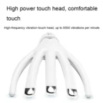 Mini Charging Electric Head Massager Multifunctional Heated Vibration Massage Comb - Image 4