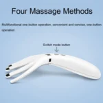 Mini Charging Electric Head Massager Multifunctional Heated Vibration Massage Comb - Image 8