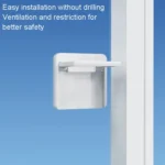 Children Protective Window Lock Flat Movement Doors Drawers Lock Cabinet Door Handle - Image 6