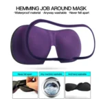 3D Adjustable Silicone Anti-slip Sleep Eye Mask Three-dimensional Memory Foam Eye Protection Mask - Image 4