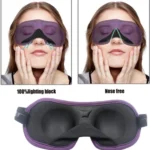 3D Adjustable Silicone Anti-slip Sleep Eye Mask Three-dimensional Memory Foam Eye Protection Mask - Image 6