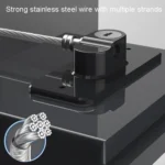 Multifunctional Children Window Safety Lock With Key Refrigerator Cabinet Lock Dual Purpose Limator - Image 6