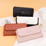 Baellerry N2403 Ladies Long Wallet with Multiple Card Slots Large Capacity Tri-fold Clutch Bag - Image 2