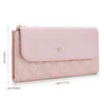 Baellerry N2403 Ladies Long Wallet with Multiple Card Slots Large Capacity Tri-fold Clutch Bag - Image 3