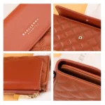 Baellerry N2403 Ladies Long Wallet with Multiple Card Slots Large Capacity Tri-fold Clutch Bag - Image 4