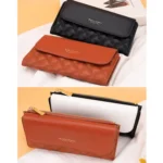 Baellerry N2403 Ladies Long Wallet with Multiple Card Slots Large Capacity Tri-fold Clutch Bag - Image 5