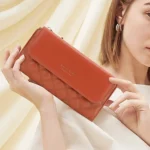 Baellerry N2403 Ladies Long Wallet with Multiple Card Slots Large Capacity Tri-fold Clutch Bag - Image 6
