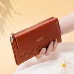 Baellerry N2403 Ladies Long Wallet with Multiple Card Slots Large Capacity Tri-fold Clutch Bag - Image 7
