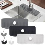 Bathroom Kitchen Silicone Faucet Anti-Splash Drain Mat - Image 2