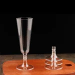 Plastic Transparent Removable Goblet Split Red Wine Cocktail Glass Mousse Cup Dessert Cup - Image 4