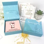 50 Sheets Women Inspirational Cards Affirming Positive English Encouragement Greeting Card Set