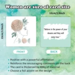 50 Sheets Women Inspirational Cards Affirming Positive English Encouragement Greeting Card Set - Image 5
