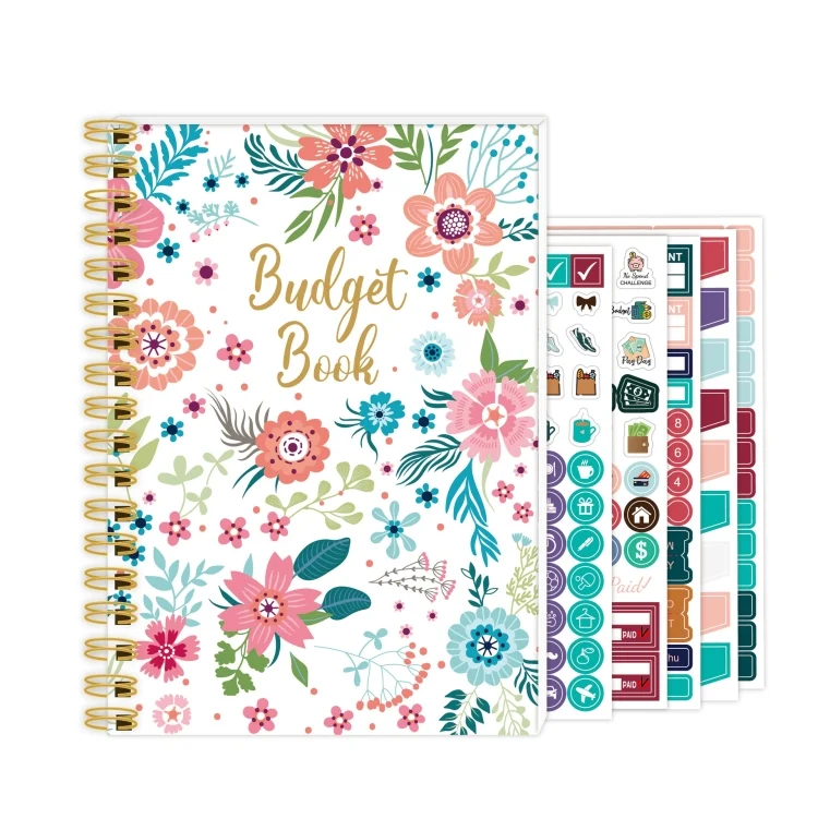 Weekly and Monthly Planner & Sticker Set Schedule Handbook Budget Notebook