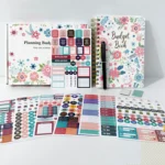 Weekly and Monthly Planner & Sticker Set Schedule Handbook Budget Notebook - Image 2