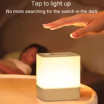 LED Sleeping Night Light Bedroom Warm Light Ambiance Bedside Lamp - Image 4
