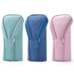 Large Capacity Upright Pencil Case Portable Office Exam Stationery Bag - Image 2