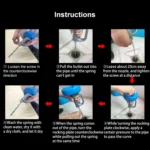 Steel Pipe Sewer Toilet Kitchen Sink Dredging Tool - Image 7