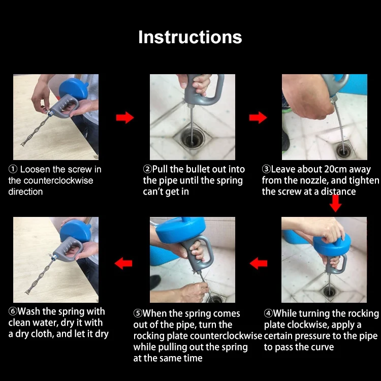 TBD060437001_6.webp Steel Pipe Sewer Toilet Kitchen Sink Dredging Tool - Image 7