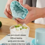 Cylindrical Silicone Ice Cube Cup Ice Making Mold - Image 4