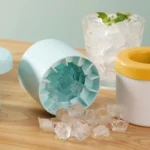 Cylindrical Silicone Ice Cube Cup Ice Making Mold - Image 7