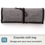 ZHU TING 24pcs /Set Nylon Bristle Paintbrush Set Painting Watercolor Brushes With Cloth Bag - Image 8