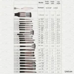 ZHU TING 24pcs /Set Nylon Bristle Paintbrush Set Painting Watercolor Brushes With Cloth Bag - Image 9